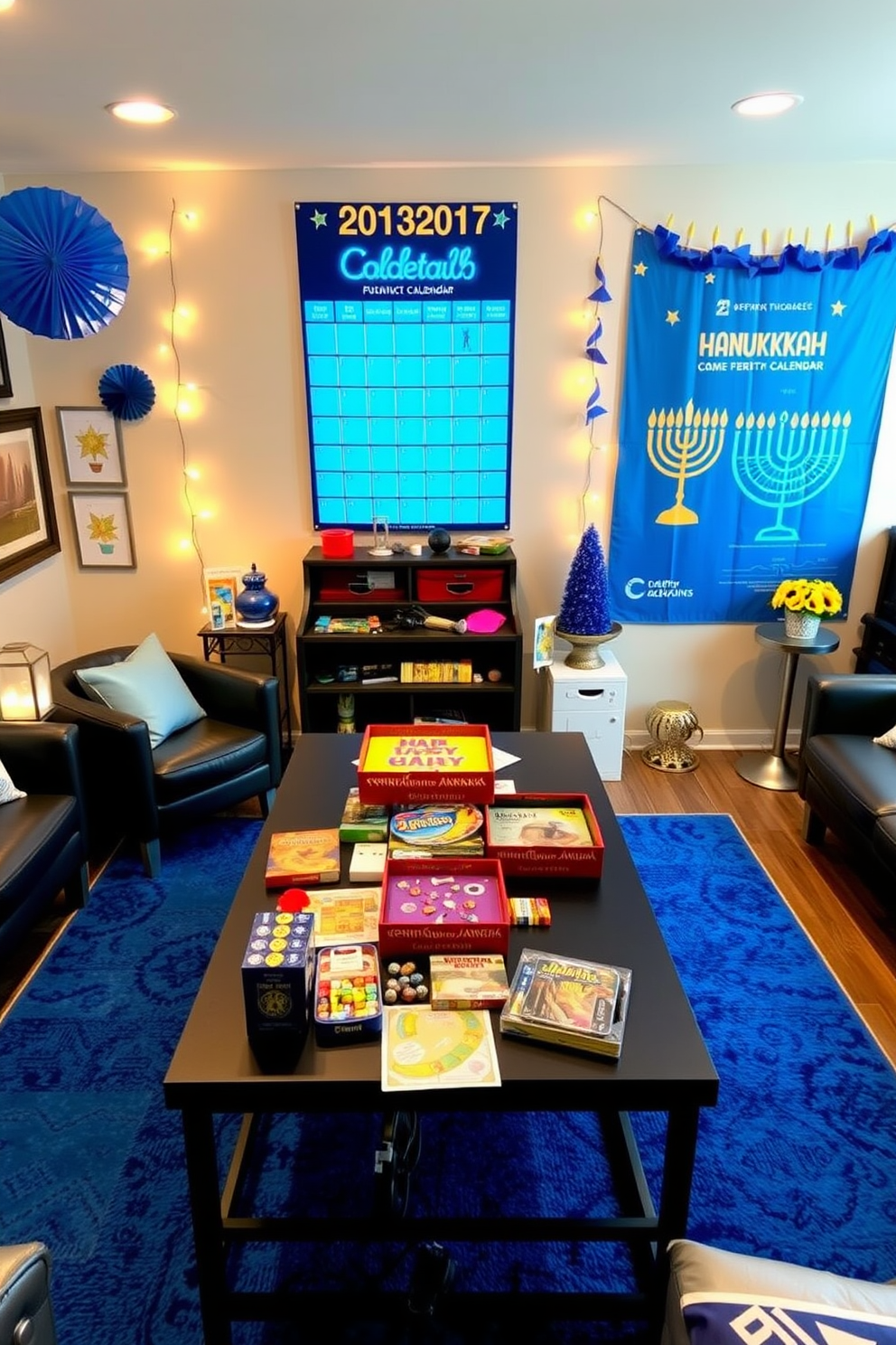 Game Room Hanukkah Decorating Ideas 13