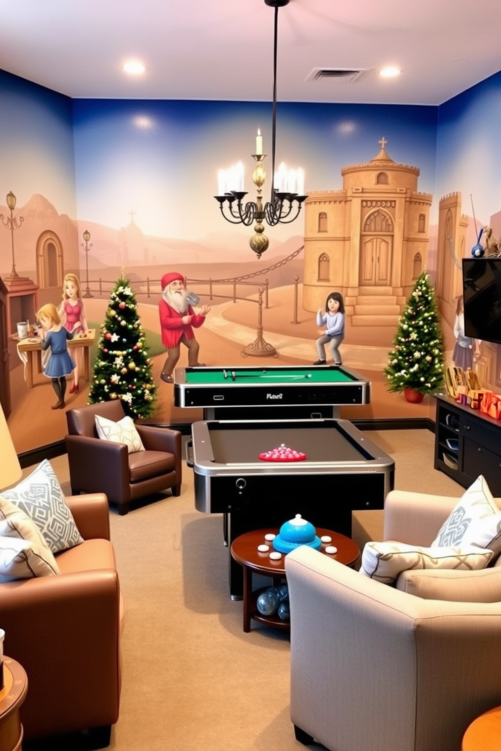 Game Room Hanukkah Decorating Ideas 22