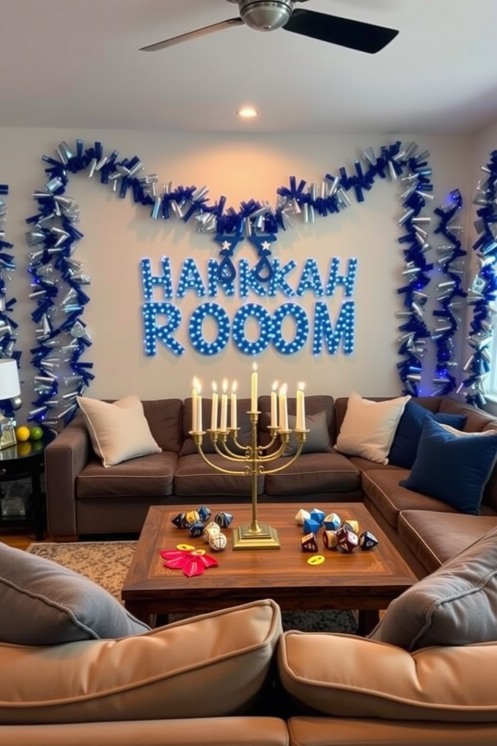 Game Room Hanukkah Decorating Ideas 25