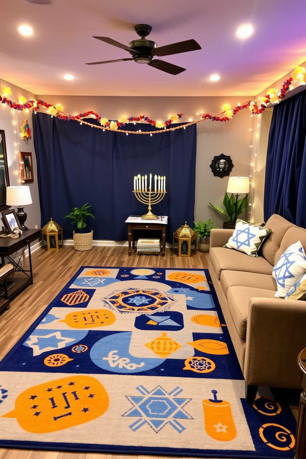 Game Room Hanukkah Decorating Ideas 26