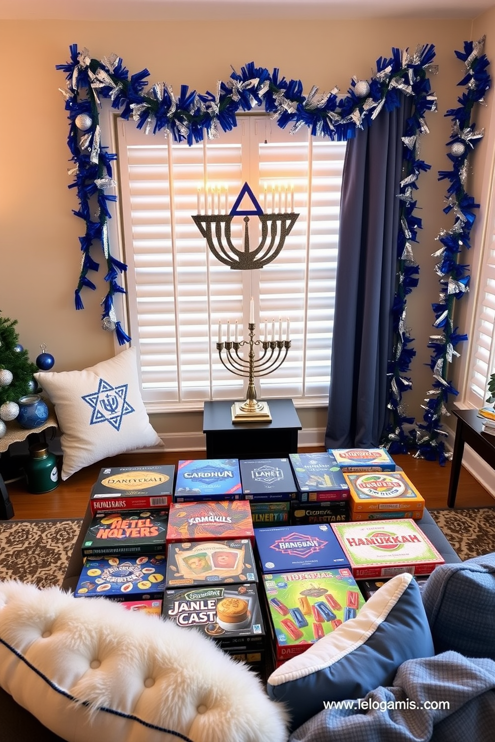 Game Room Hanukkah Decorating Ideas 7