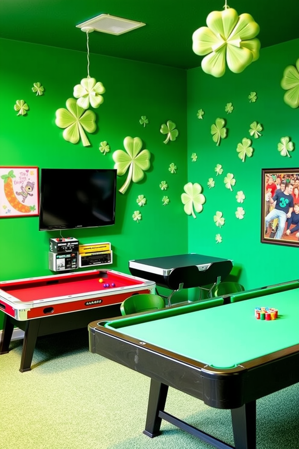 Game Room St Patricks Day Decorating Ideas 1