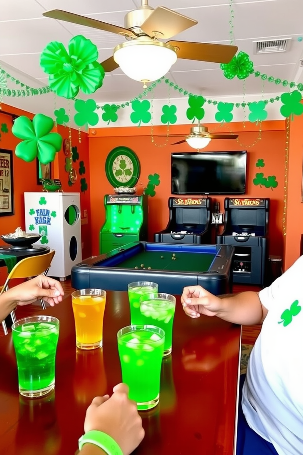 Game Room St Patricks Day Decorating Ideas 14