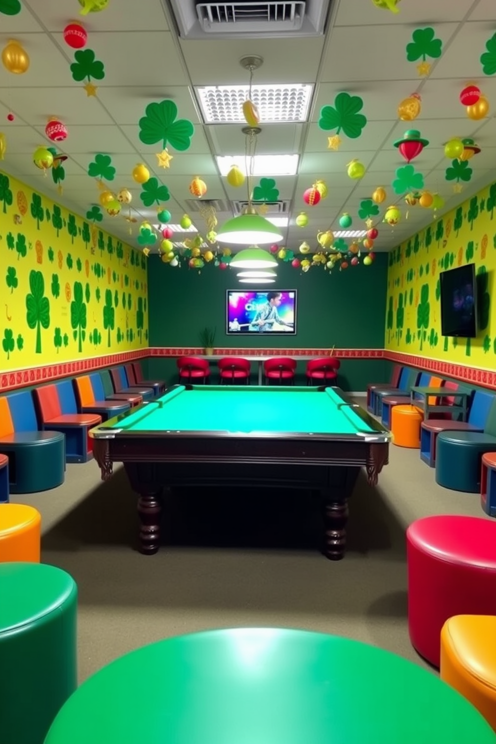 Game Room St Patricks Day Decorating Ideas 22