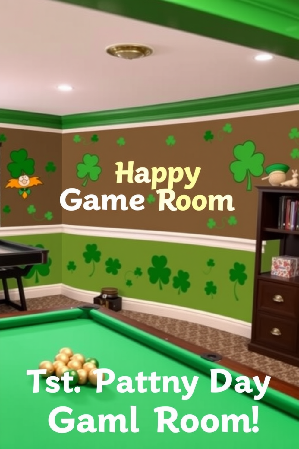 Game Room St Patricks Day Decorating Ideas 27