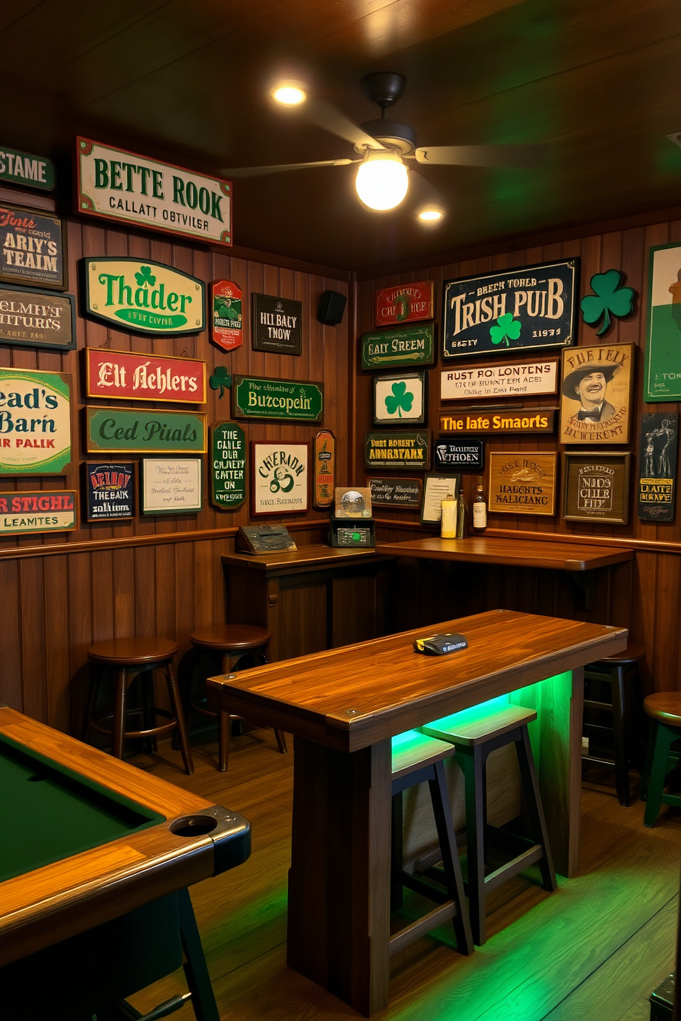 Game Room St Patricks Day Decorating Ideas 9