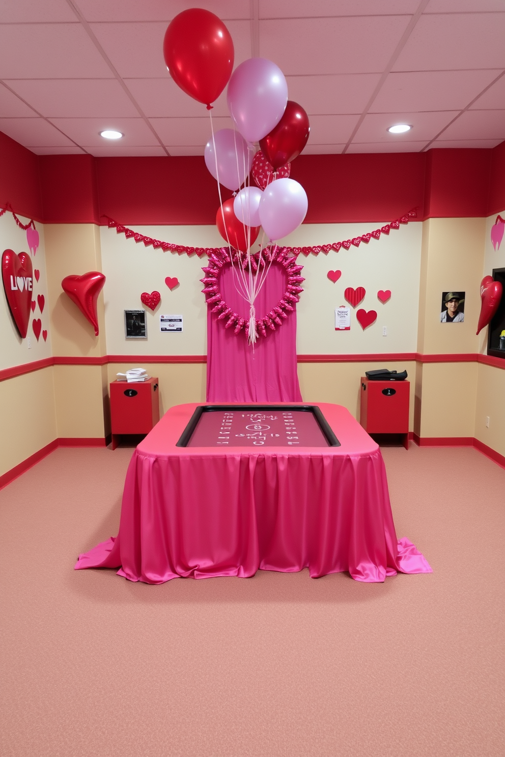 Game Room Valentines Day Decorating Ideas 13