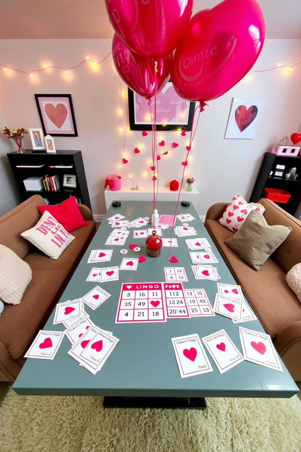 Game Room Valentines Day Decorating Ideas 14