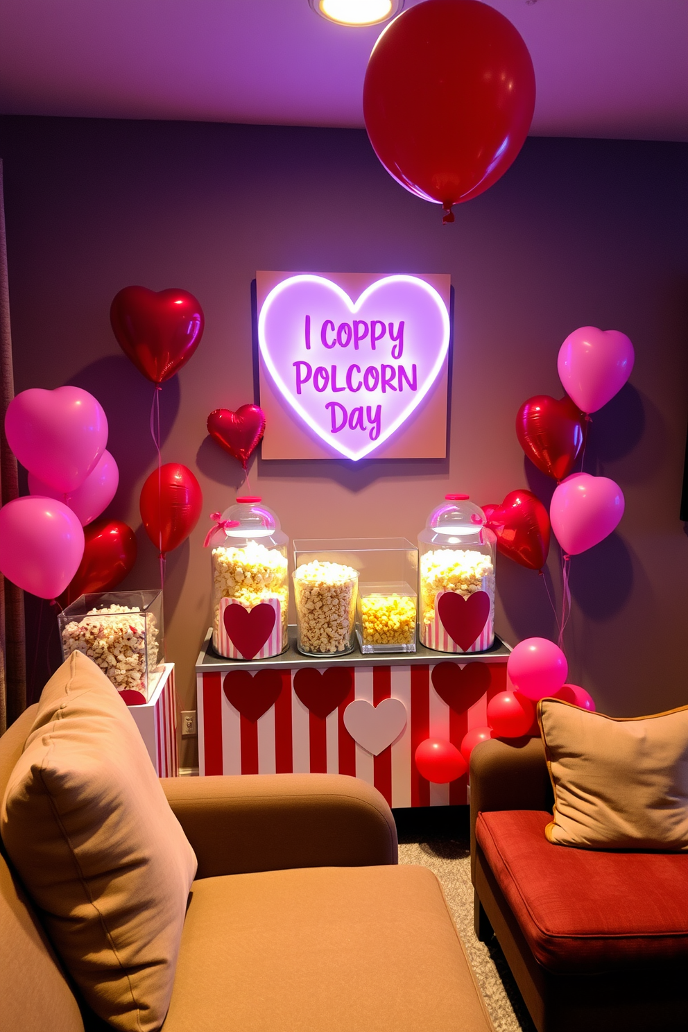 Game Room Valentines Day Decorating Ideas 17