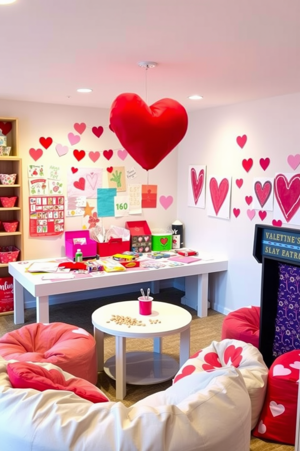 Game Room Valentines Day Decorating Ideas 19