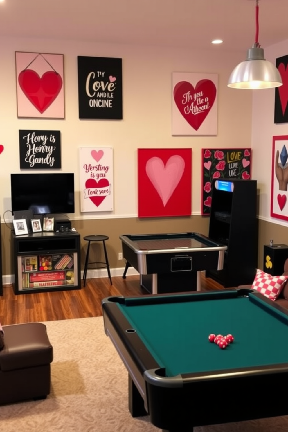 Game Room Valentines Day Decorating Ideas 2