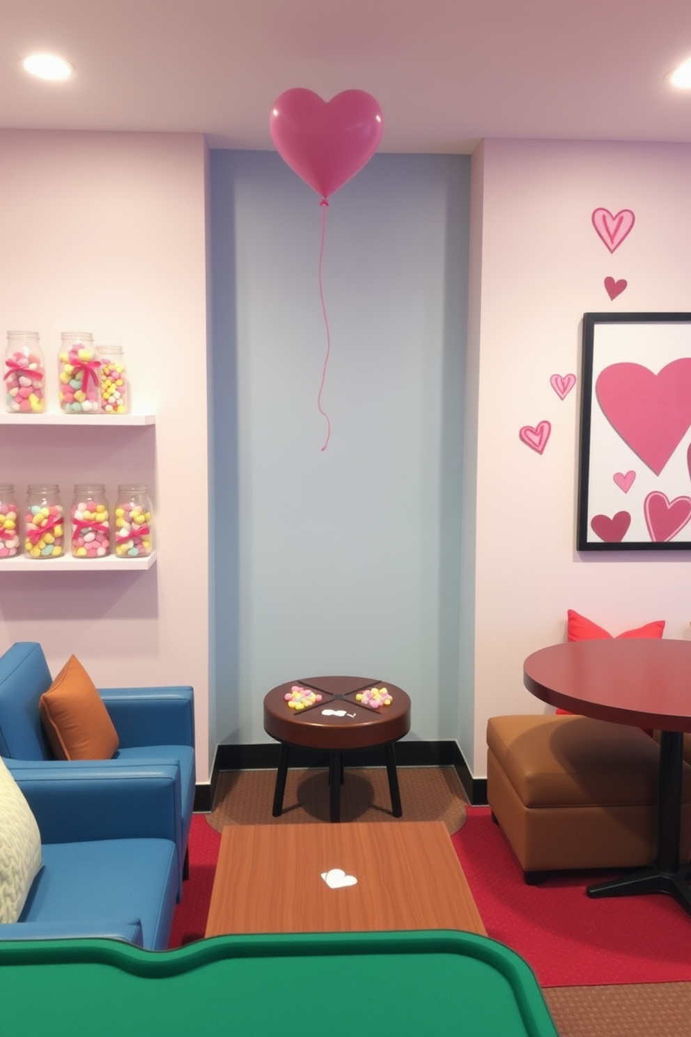 Game Room Valentines Day Decorating Ideas 22