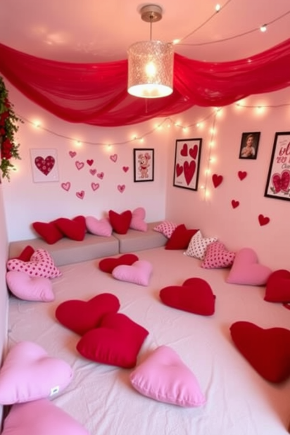 Game Room Valentines Day Decorating Ideas 23