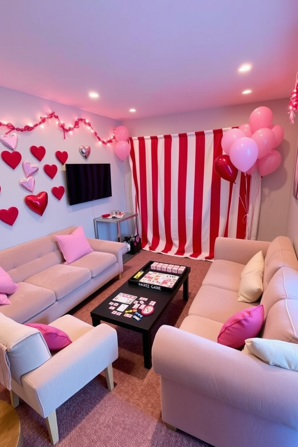 Game Room Valentines Day Decorating Ideas 26