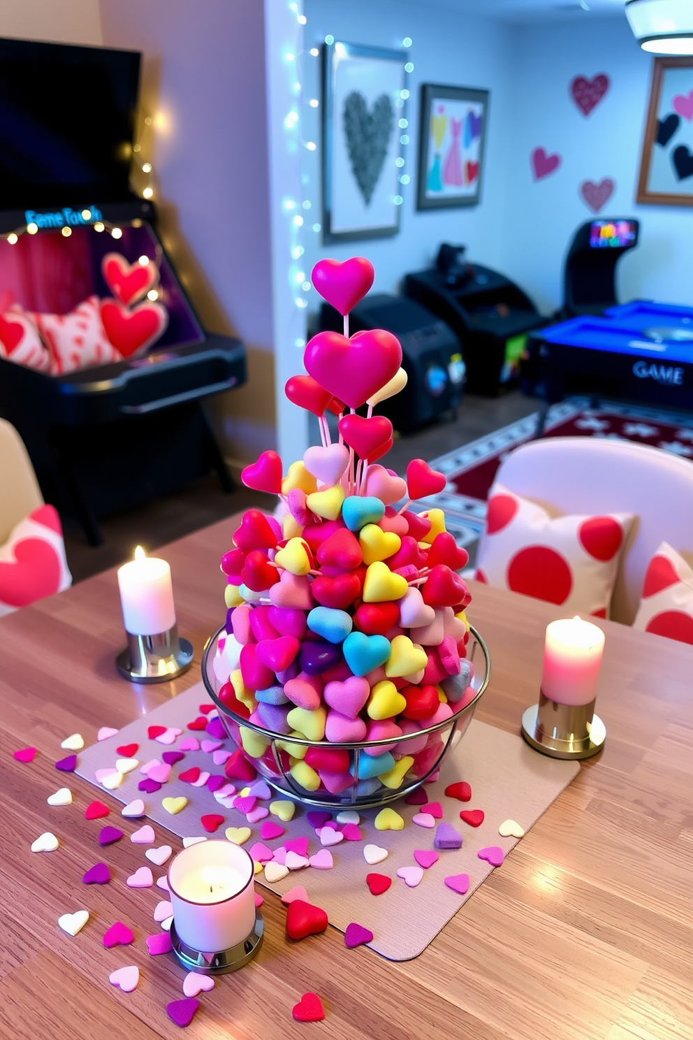 Game Room Valentines Day Decorating Ideas 6