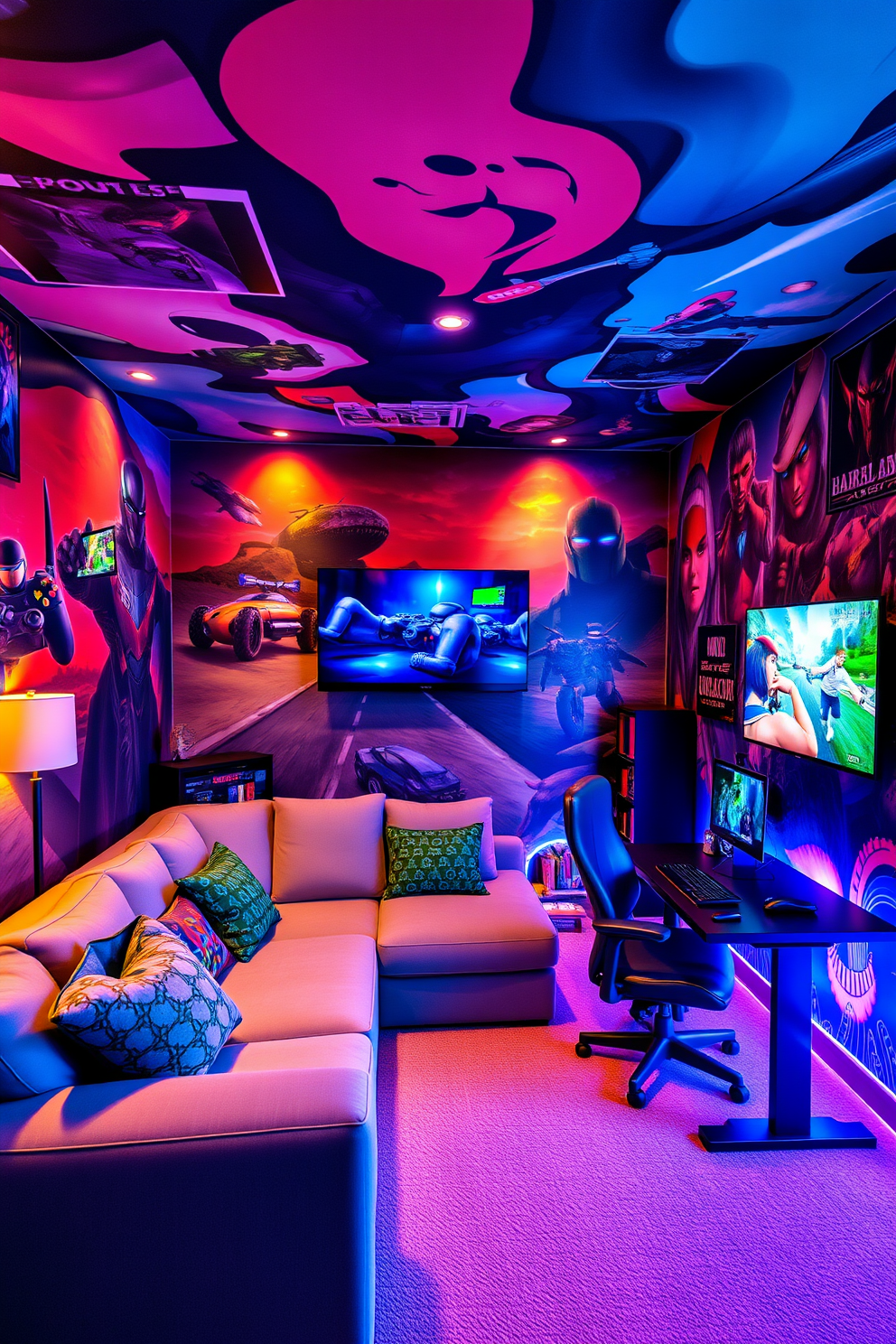 Gaming Man Cave Design Ideas 13