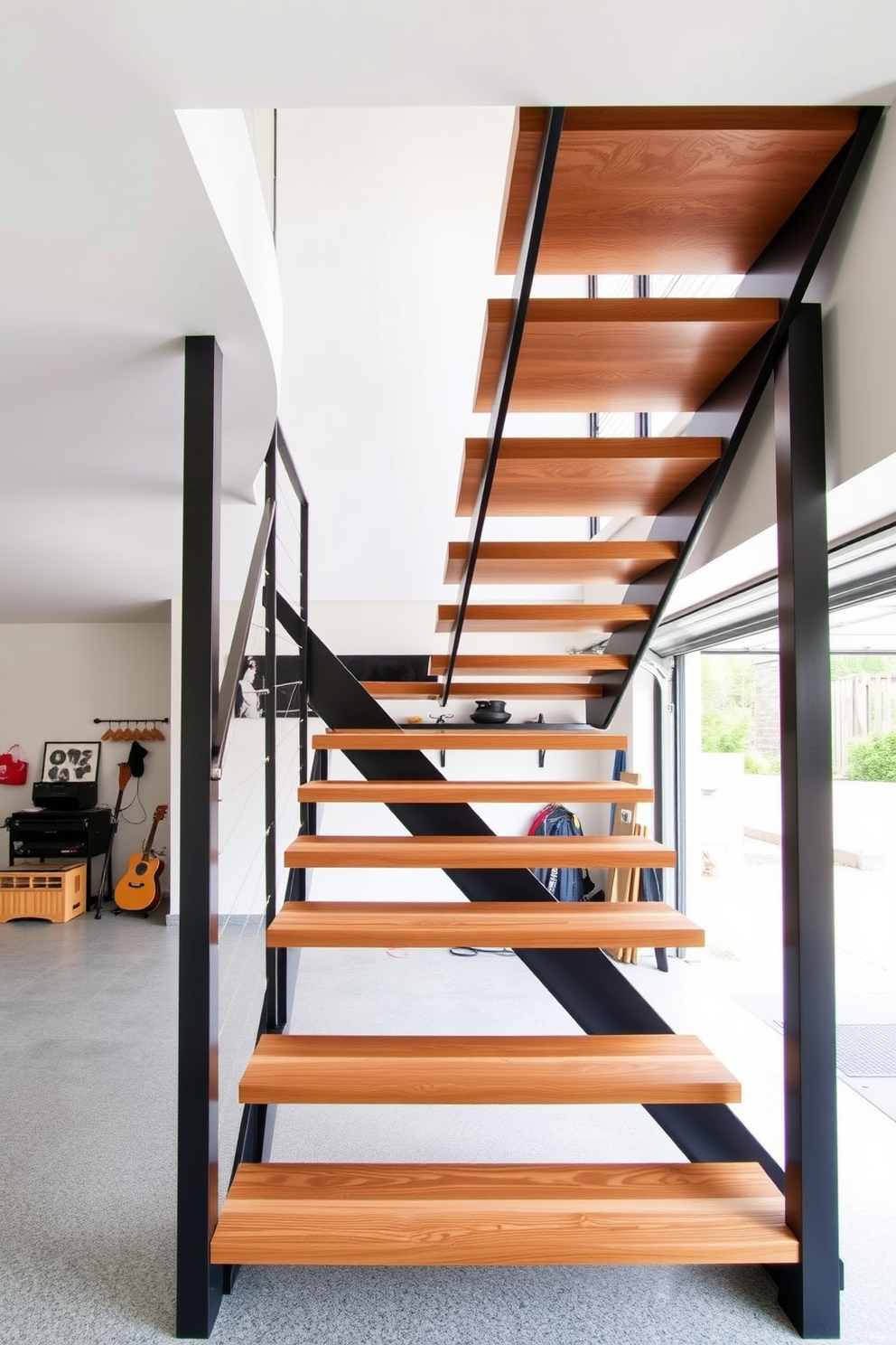 Garage Staircase Design Ideas 11