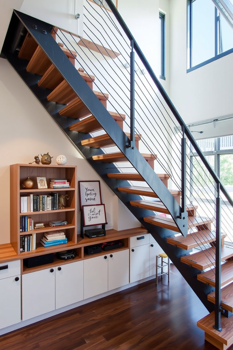 Garage Staircase Design Ideas 13