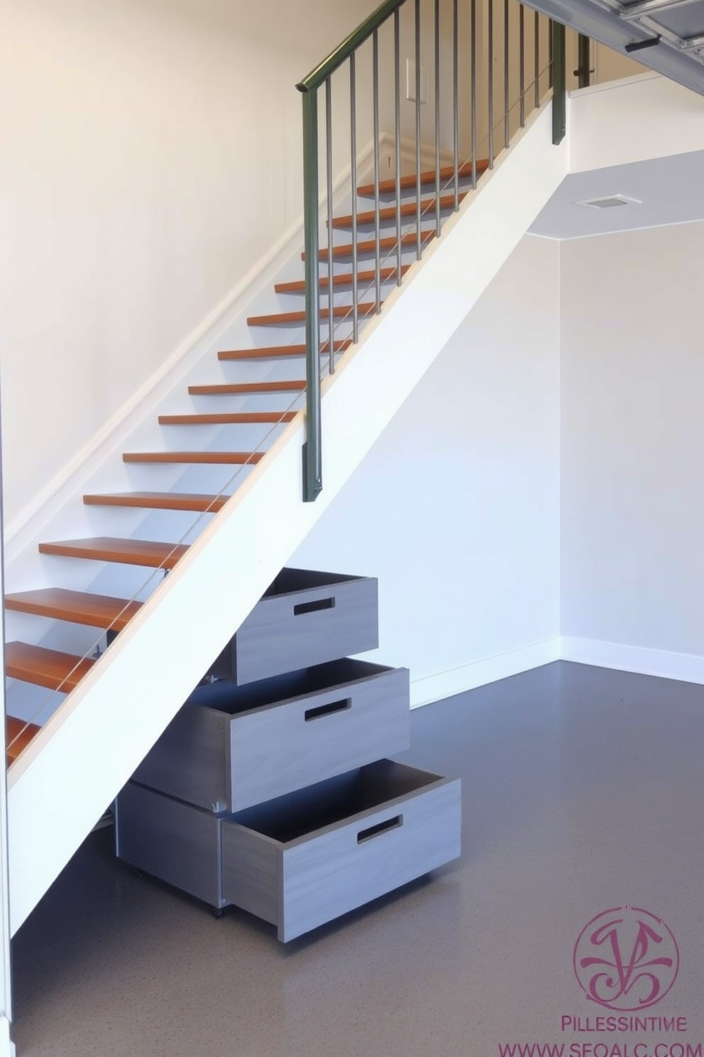 Garage Staircase Design Ideas 15