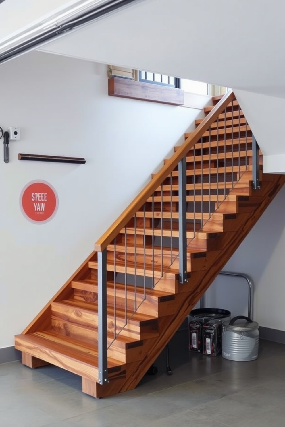 Garage Staircase Design Ideas 18