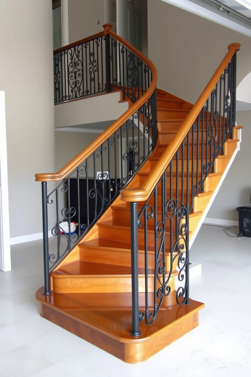 Garage Staircase Design Ideas 21