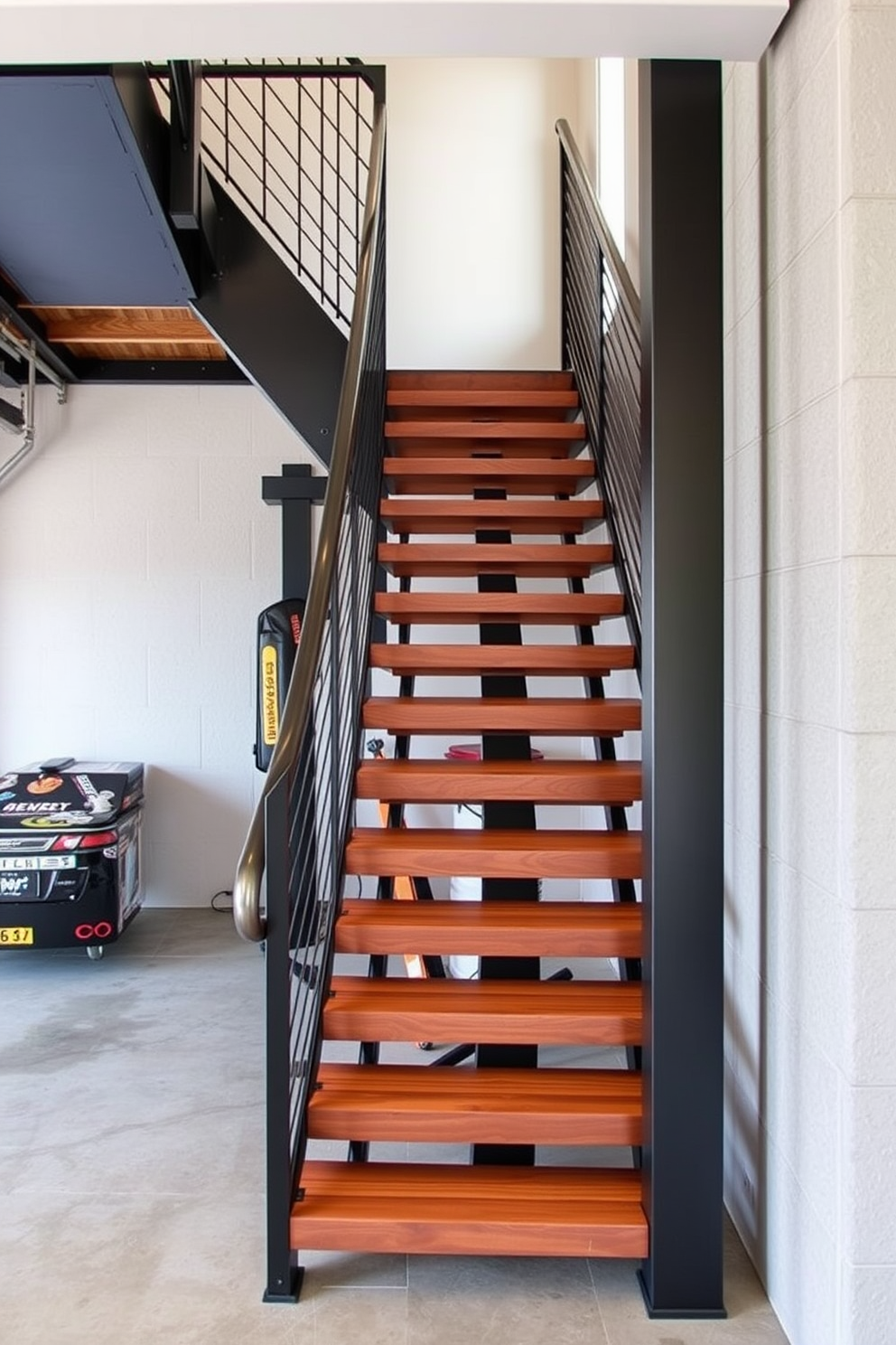 Garage Staircase Design Ideas 25