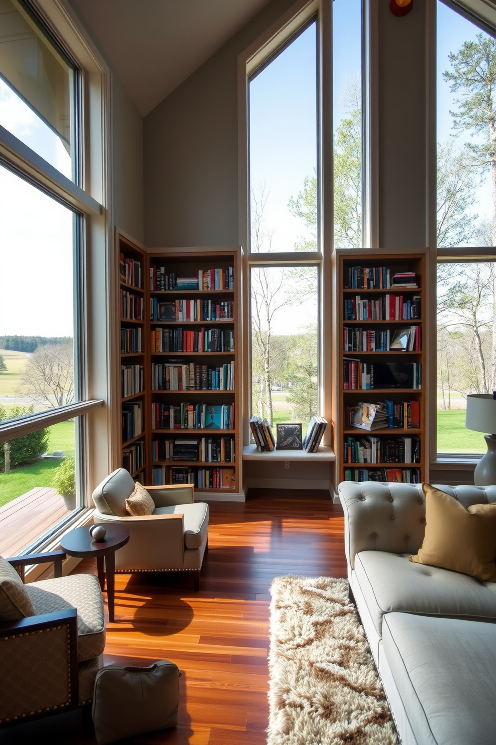 Garden Home Library Design Ideas 14