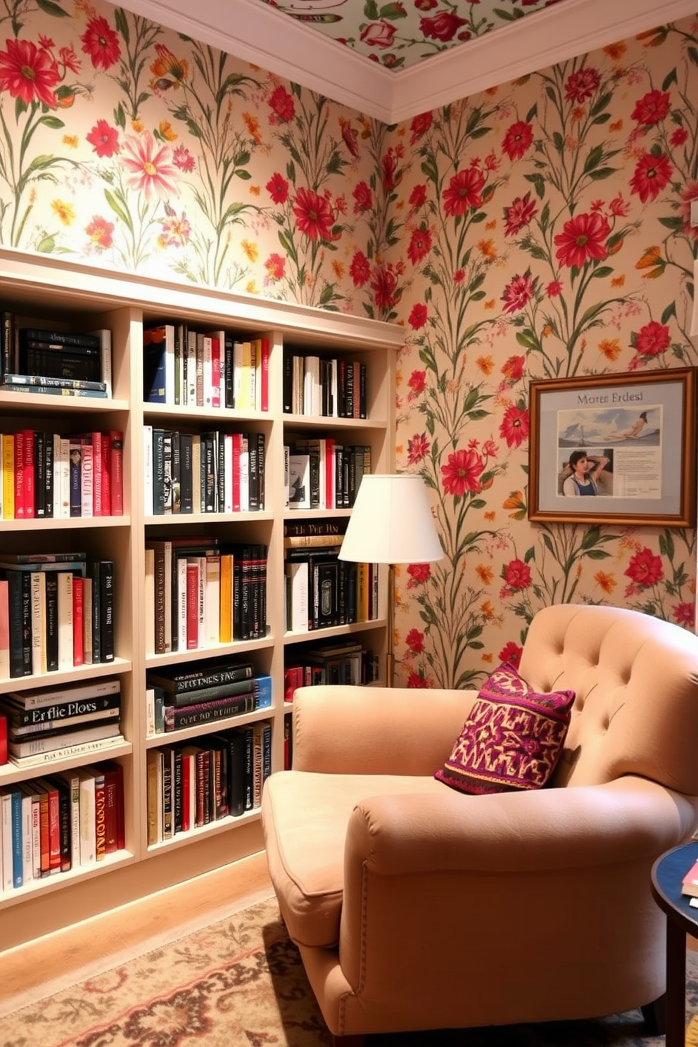 Garden Home Library Design Ideas 17