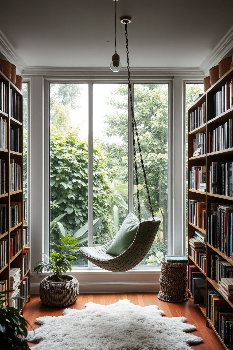 Garden Home Library Design Ideas 18