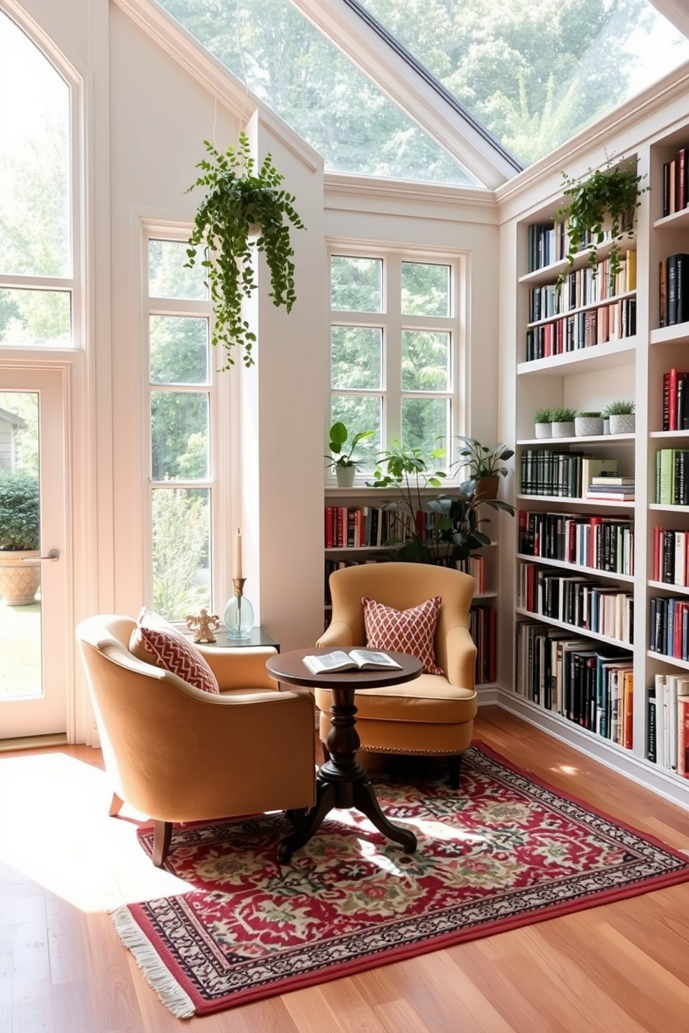 Garden Home Library Design Ideas 26