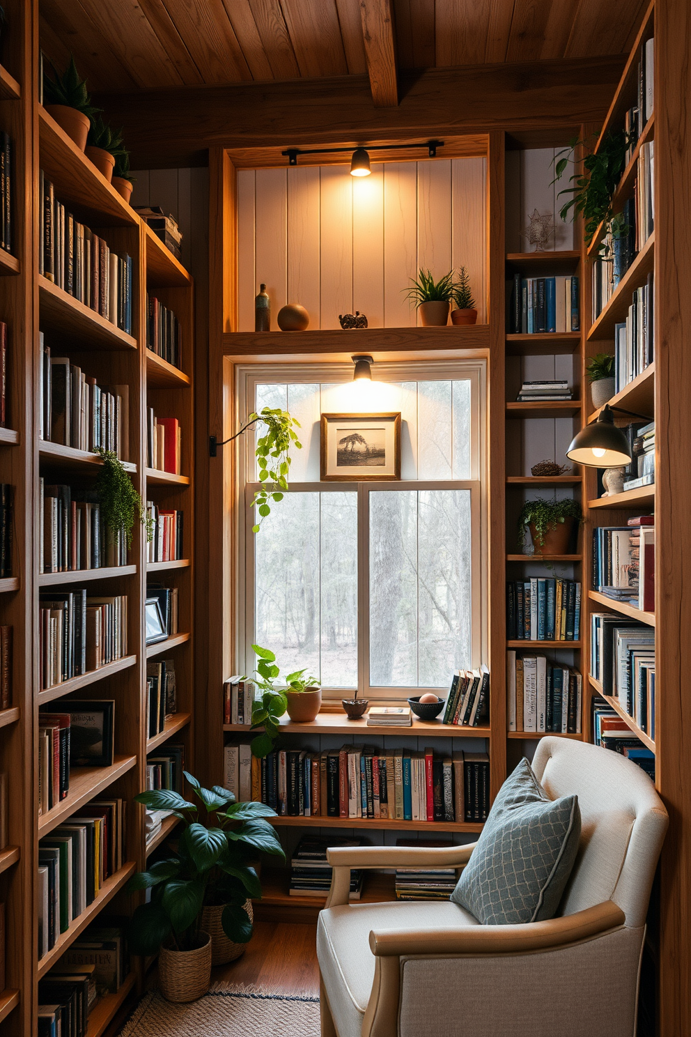 Garden Home Library Design Ideas 3