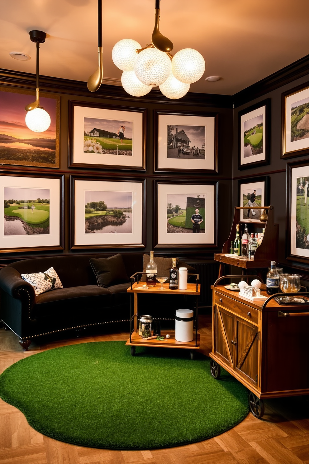 Golf Man Cave Design Ideas 13