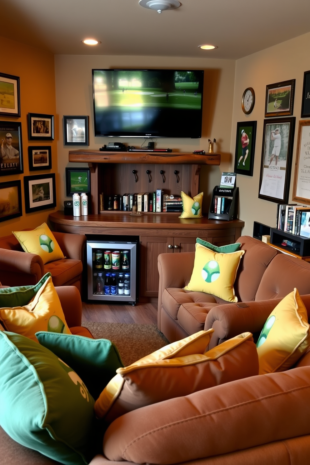 Golf Man Cave Design Ideas 22