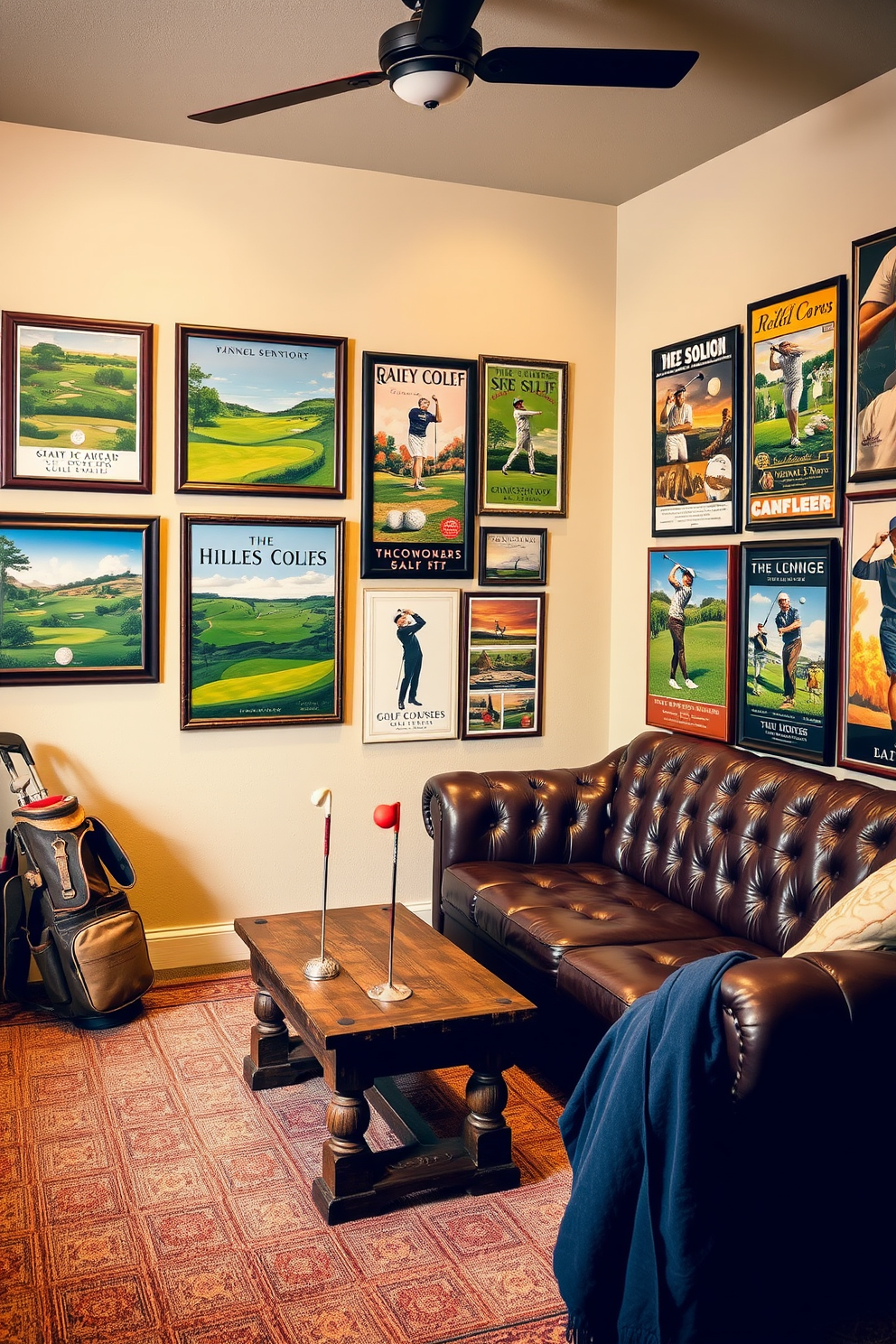 Golf Man Cave Design Ideas 28