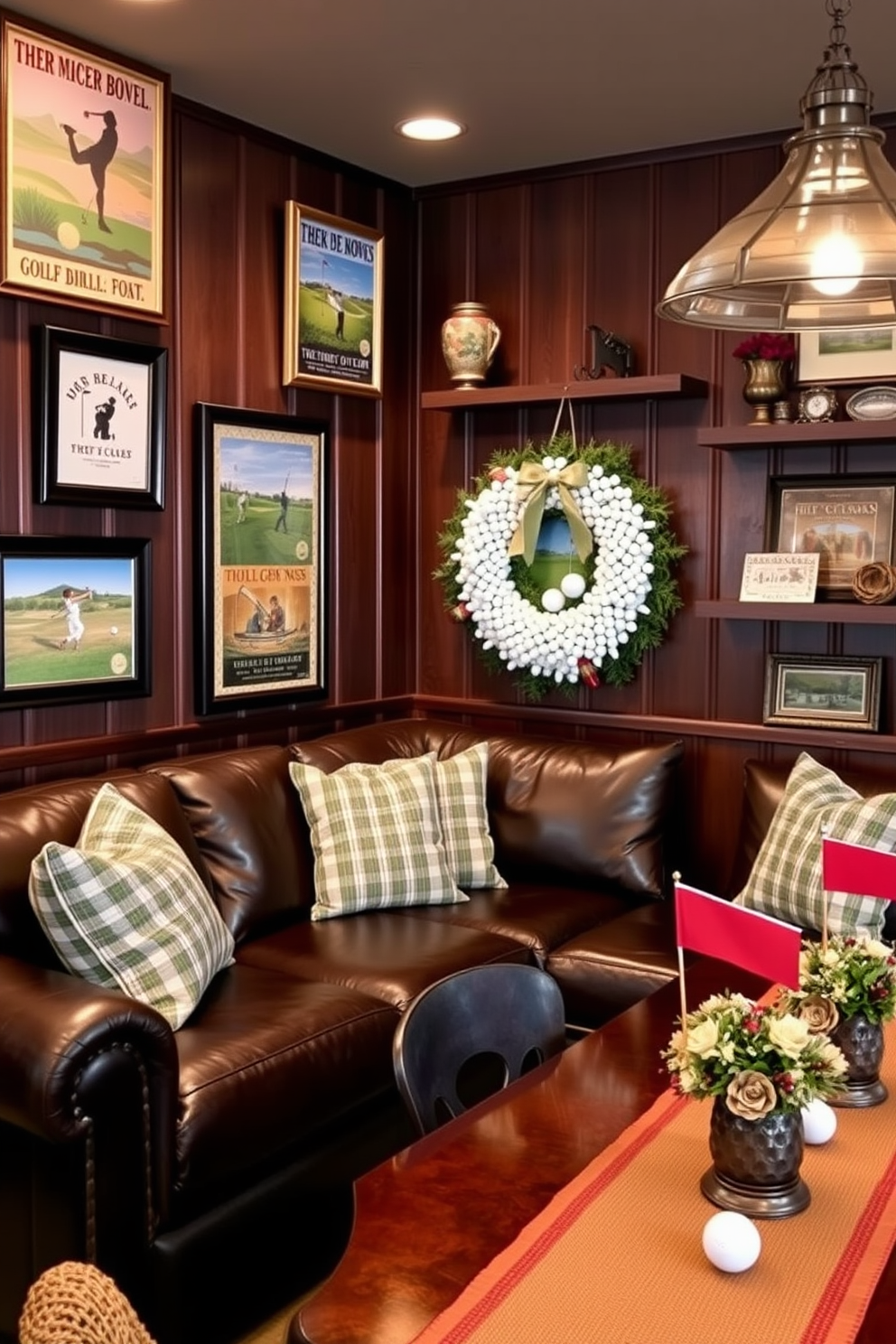 Golf Man Cave Design Ideas 30