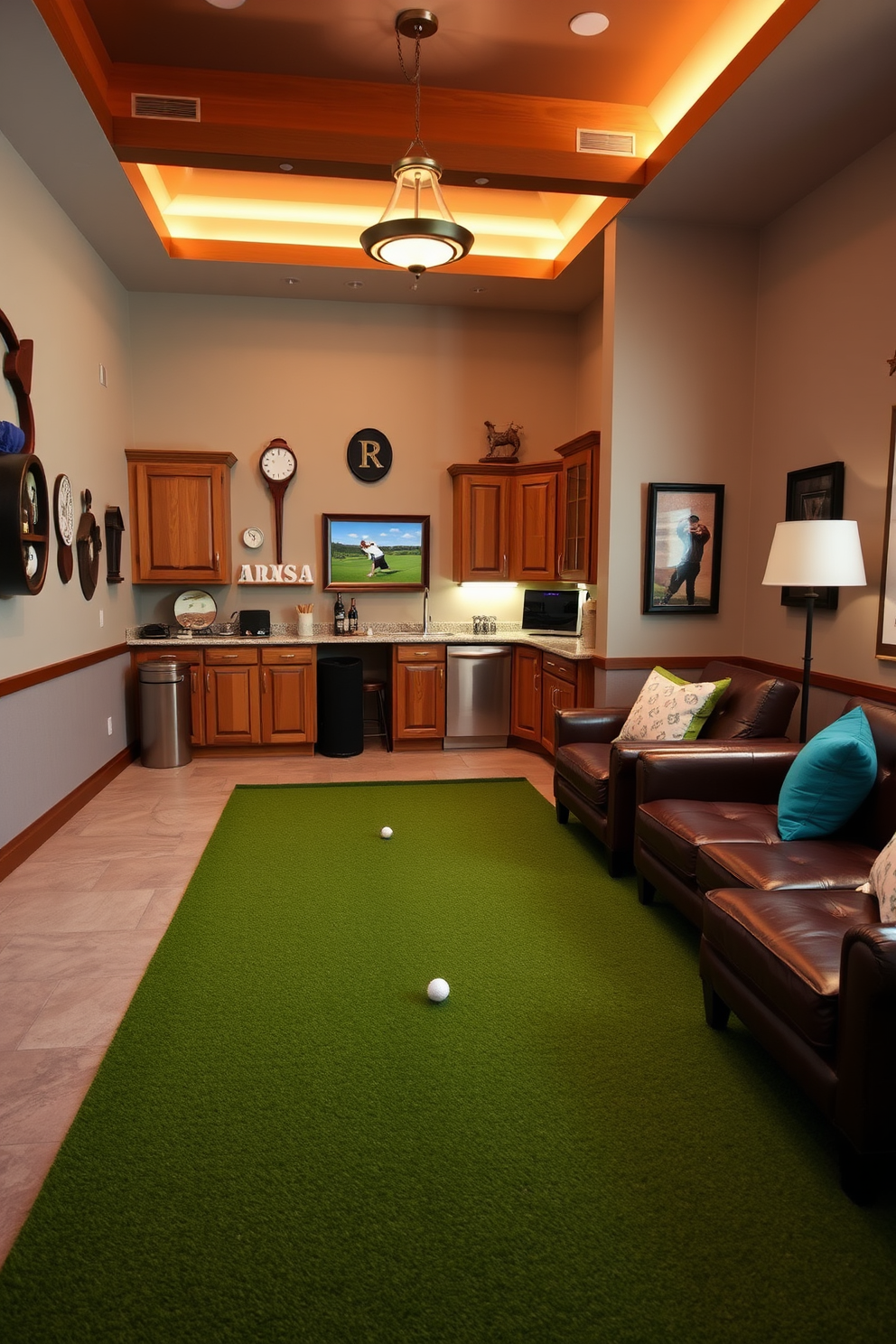 Golf Man Cave Design Ideas 4