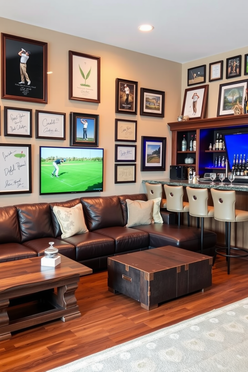 Golf Man Cave Design Ideas 6