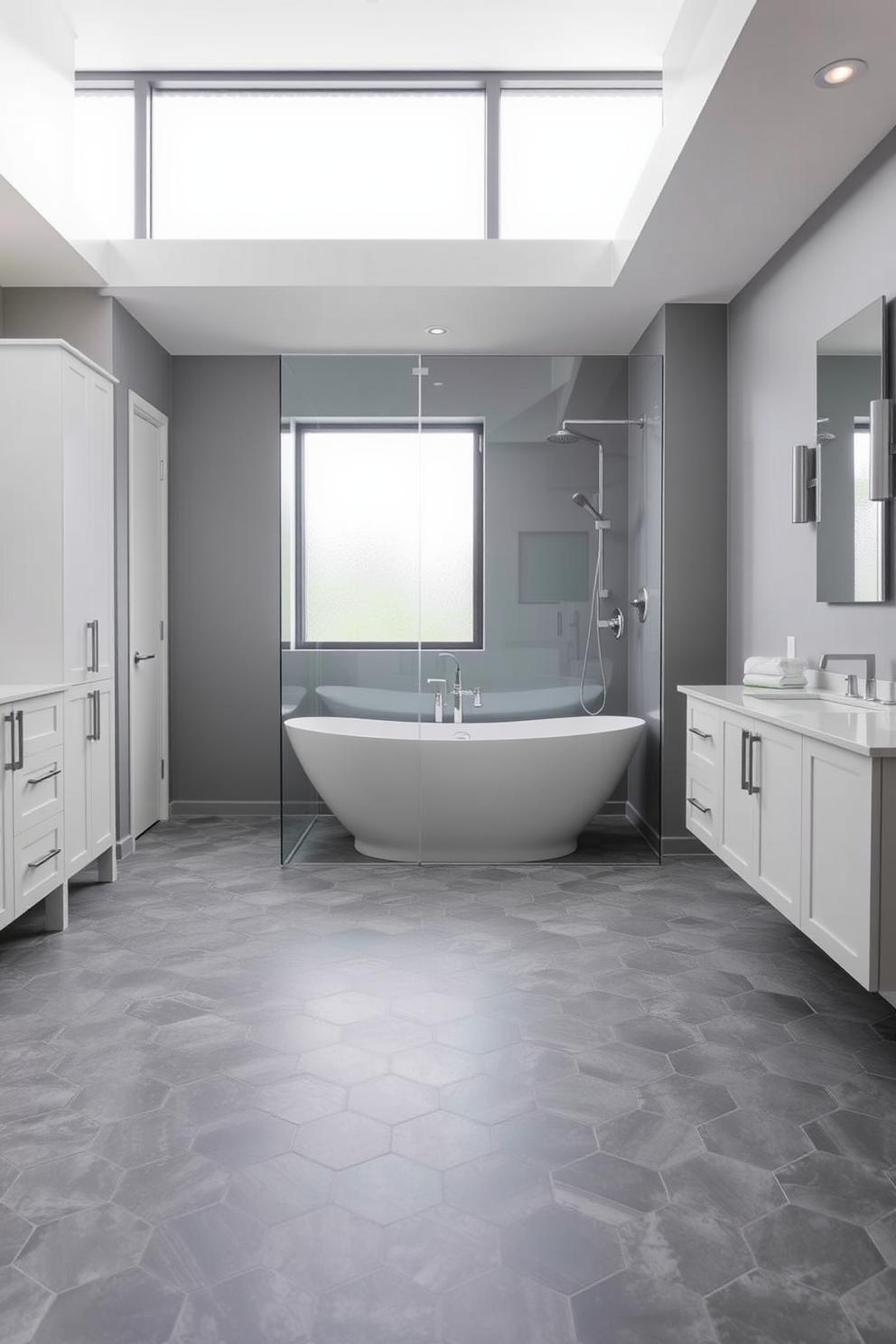 Gray Bathroom Design Ideas 17