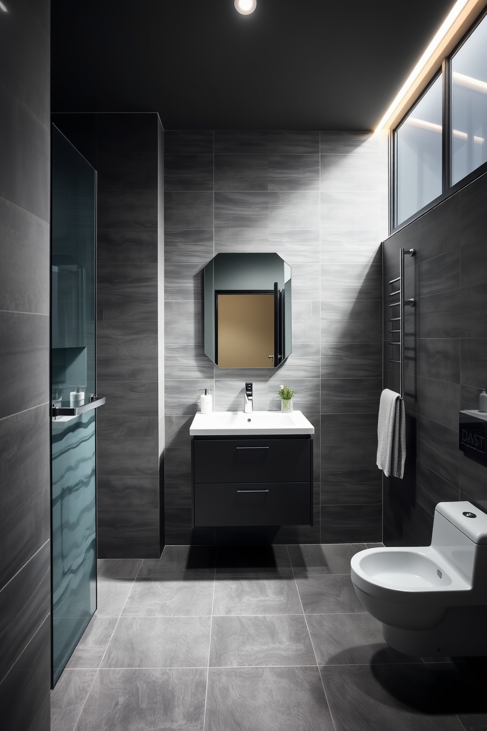 Gray Bathroom Design Ideas 27