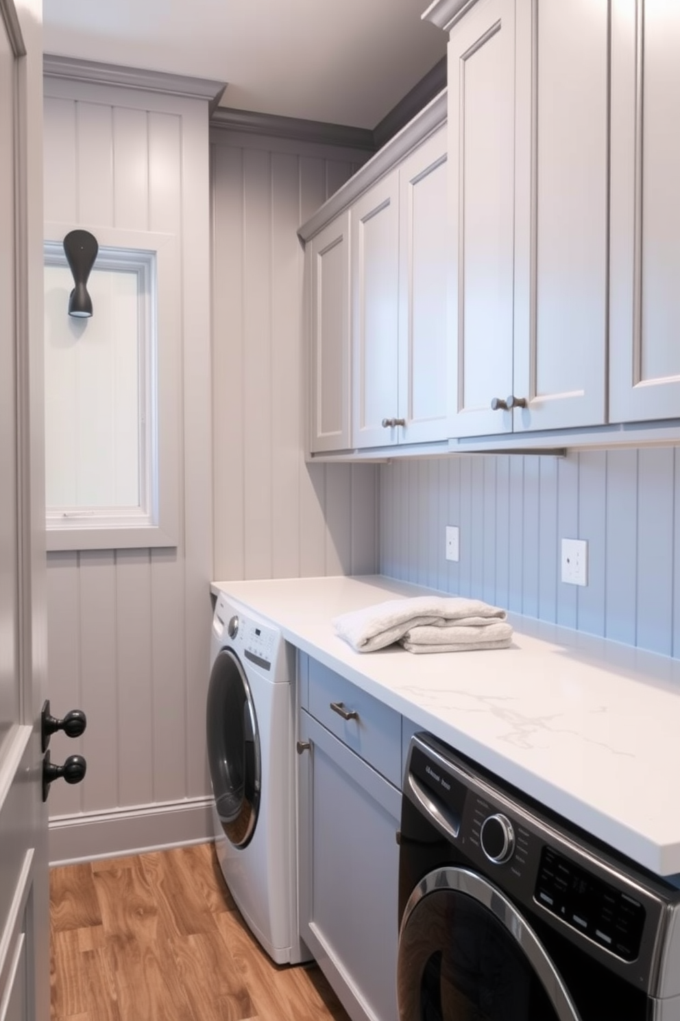 Gray Laundry Room Design Ideas 14