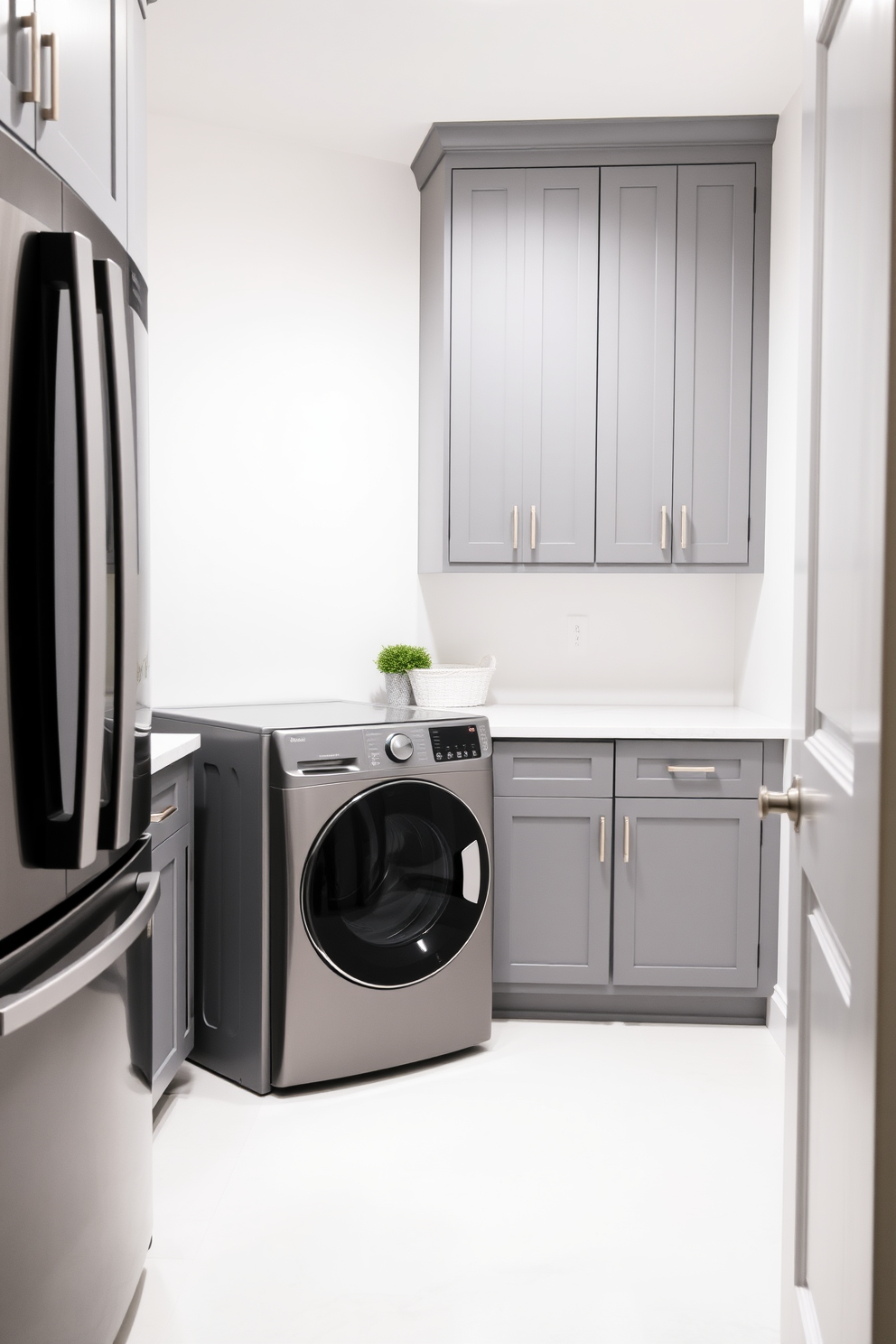 Gray Laundry Room Design Ideas 16