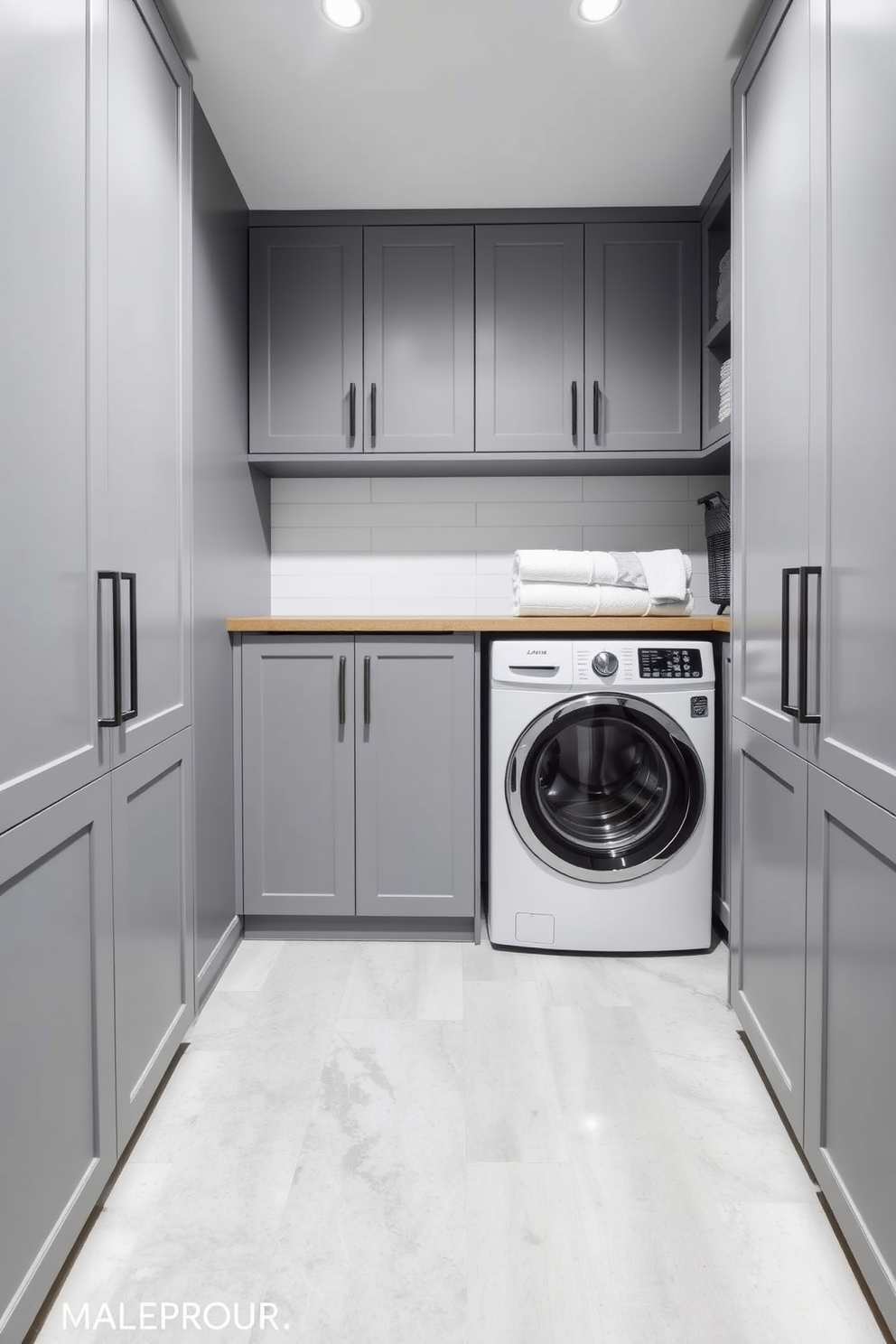 Gray Laundry Room Design Ideas 8