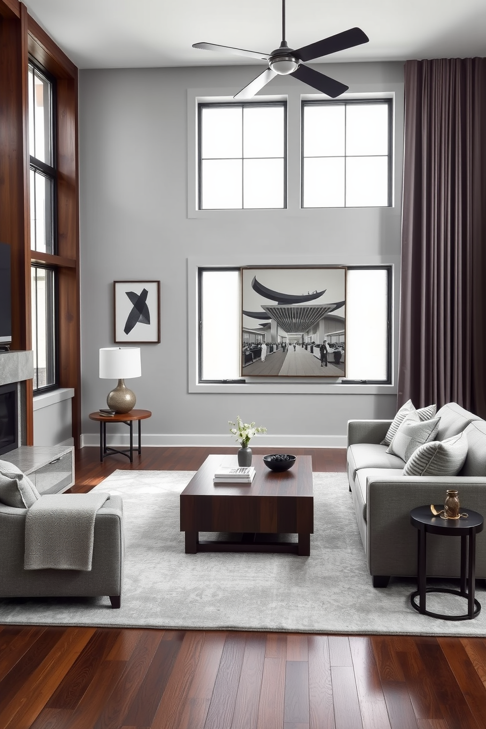 Gray Living Room Design Ideas 2