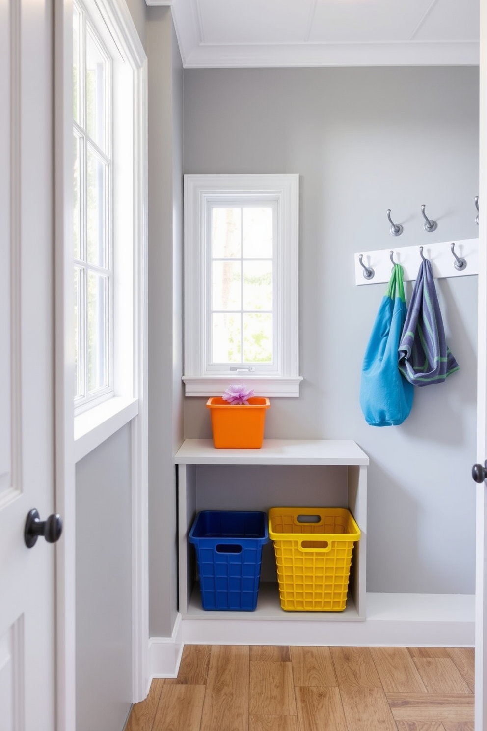 Gray Mudroom Design Ideas 11