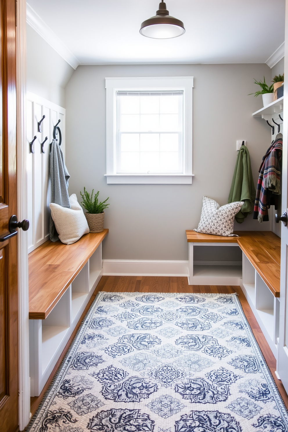 Gray Mudroom Design Ideas 7