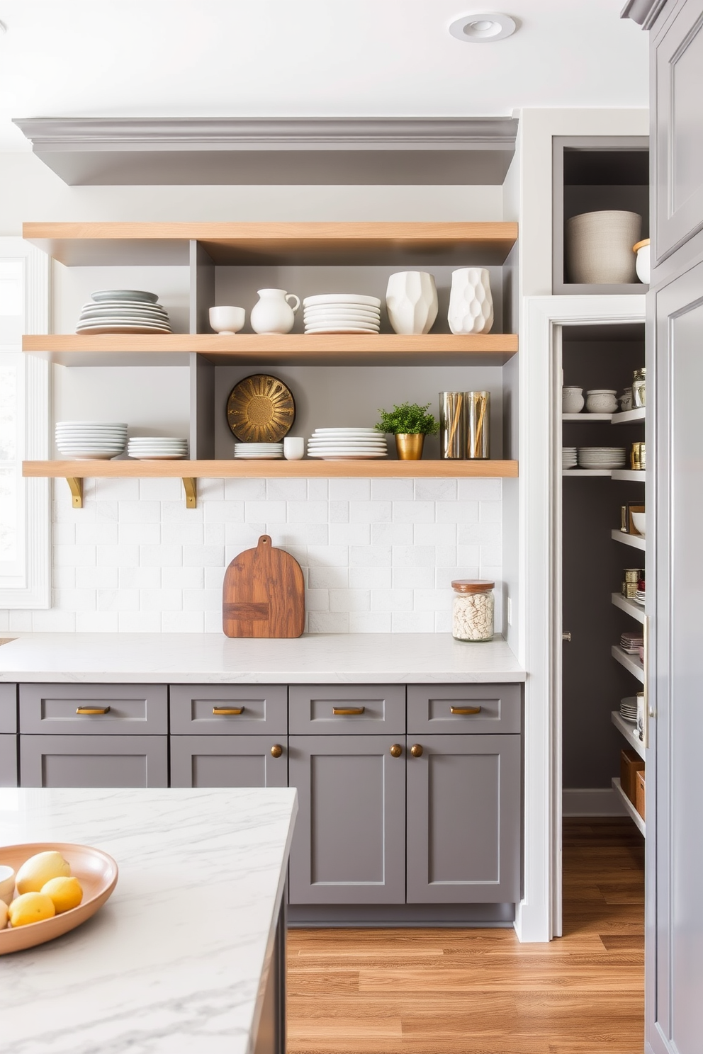 Gray Pantry Design Ideas 1