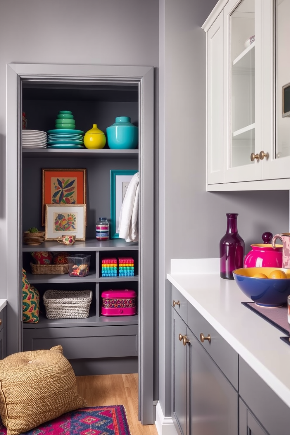 Gray Pantry Design Ideas 10