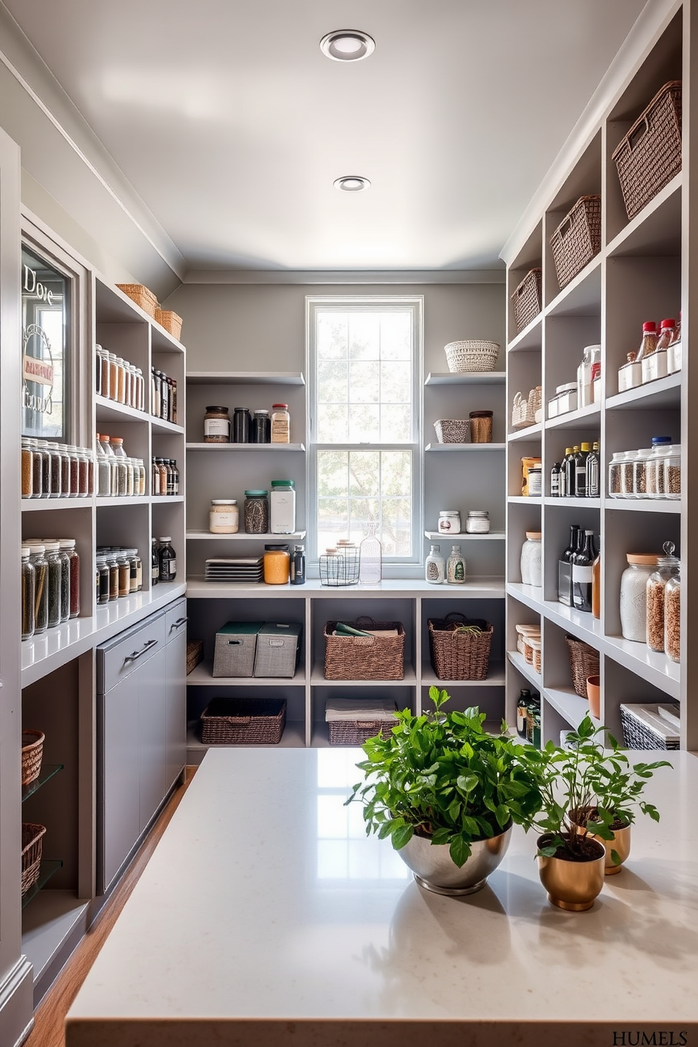 Gray Pantry Design Ideas 11