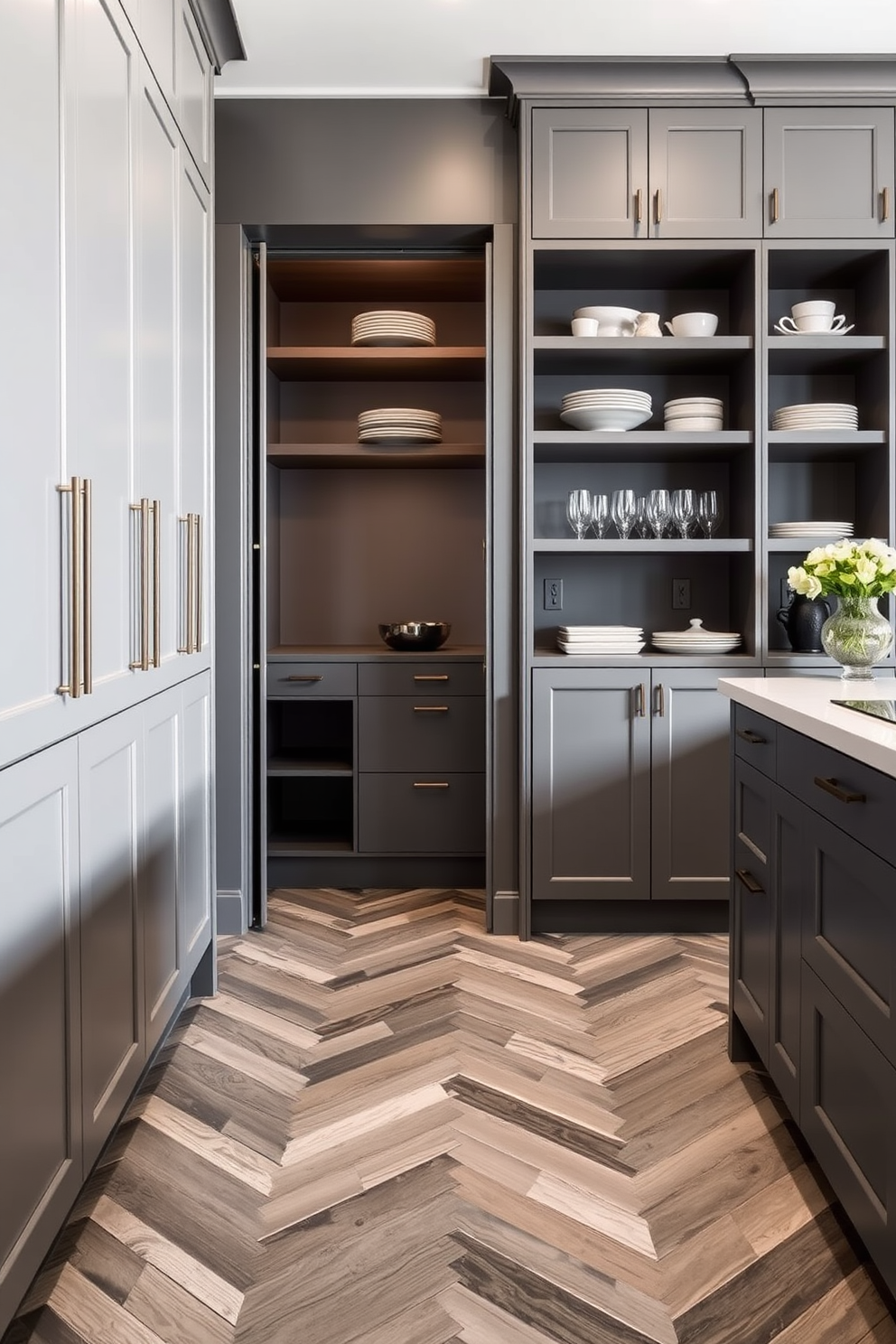 Gray Pantry Design Ideas 15