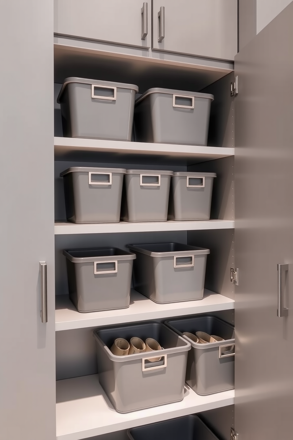 Gray Pantry Design Ideas 17